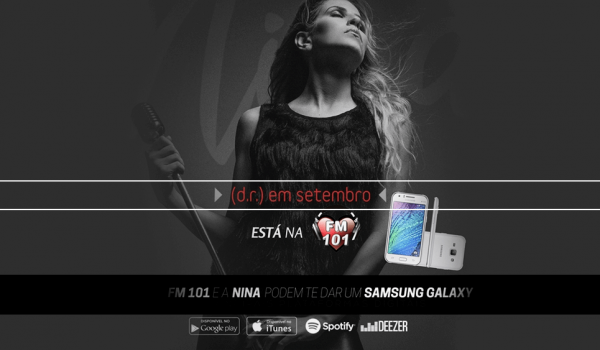 Cantora Nina e Samsung Galaxy