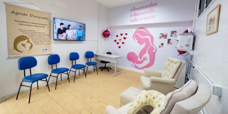 sala de apoio à amamentação