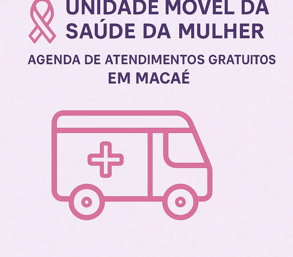 Ônibus Rosa amplia atendimentos de saúde da mulher em Macaé durante o mês de fevereiro