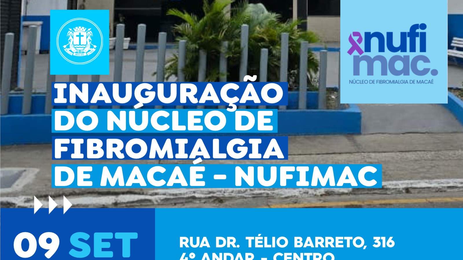 Macaé inaugura primeiro Núcleo de Atendimento à Fibromialgia do estado do Rio nesta terça (09)