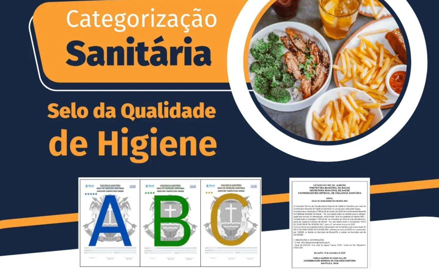 Inscrições abertas para renovação do Selo de Qualidade da Higiene em Macaé
