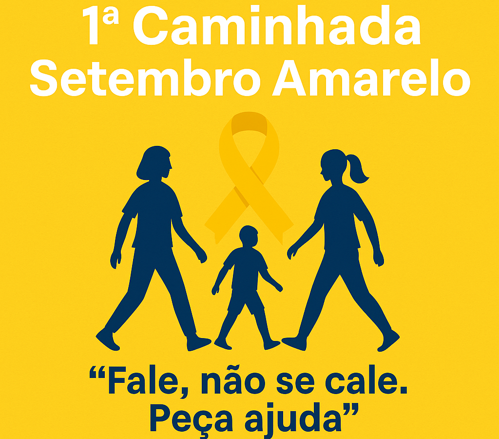 Macaé realiza 1ª Caminhada Setembro Amarelo para fortalecer a conscientização sobre saúde mental