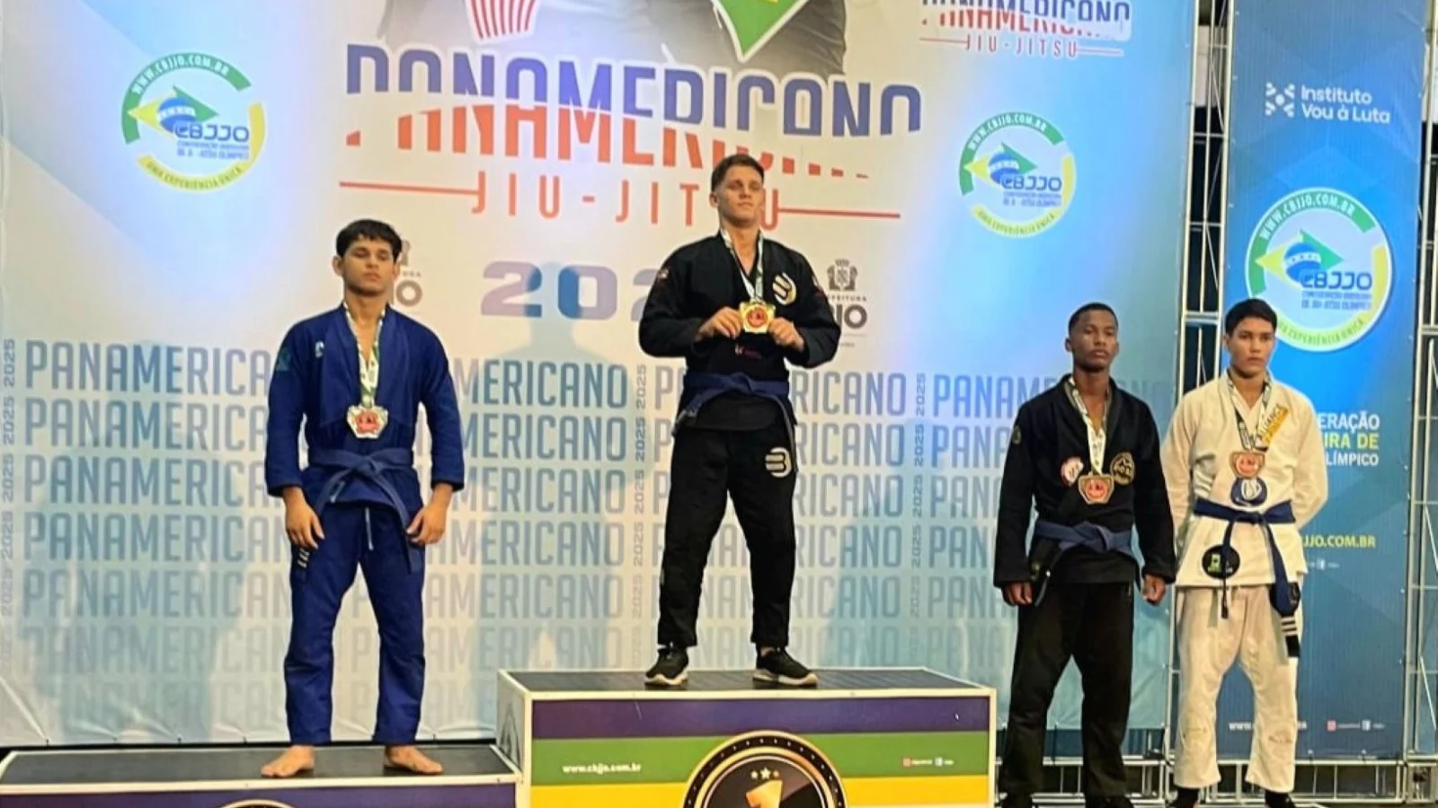 Atletas de Macaé conquistam medalhas no Pan-Americano de Jiu-Jitsu 2025