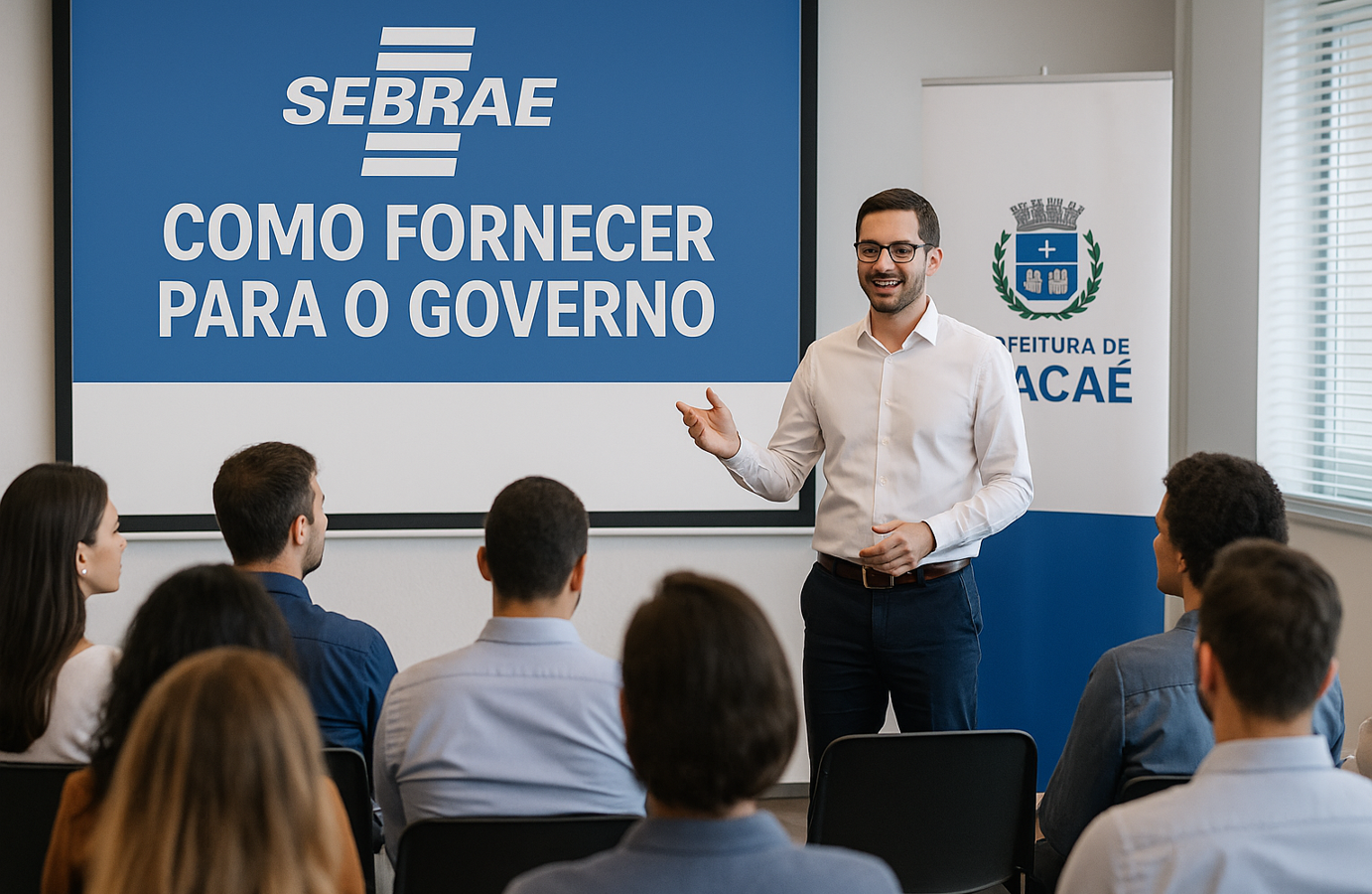 Sebrae realiza palestra “Como fornecer para o Governo” em Macaé: oportunidade para empreendedores locais ampliarem seus negócios