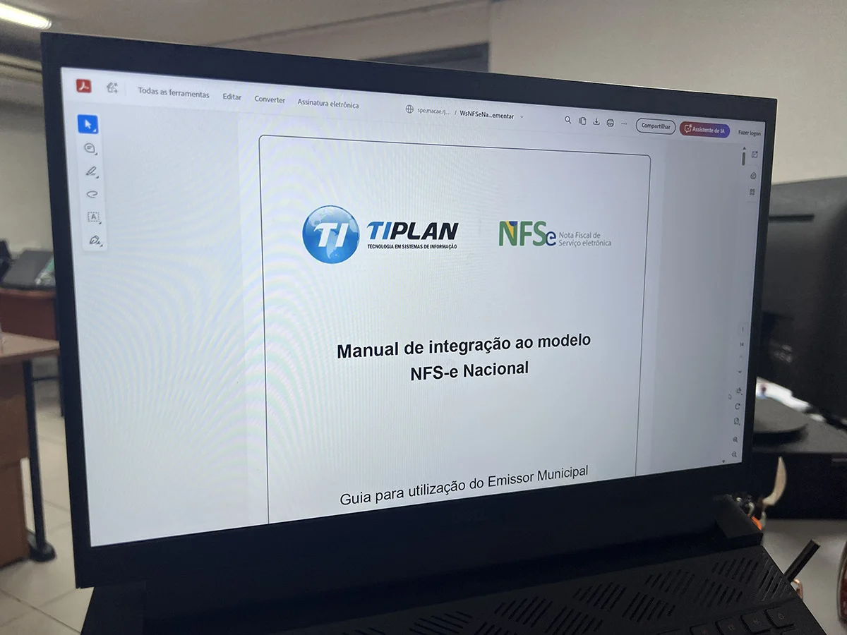 Macaé disponibiliza manual para adaptação ao novo padrão nacional da NFS-e