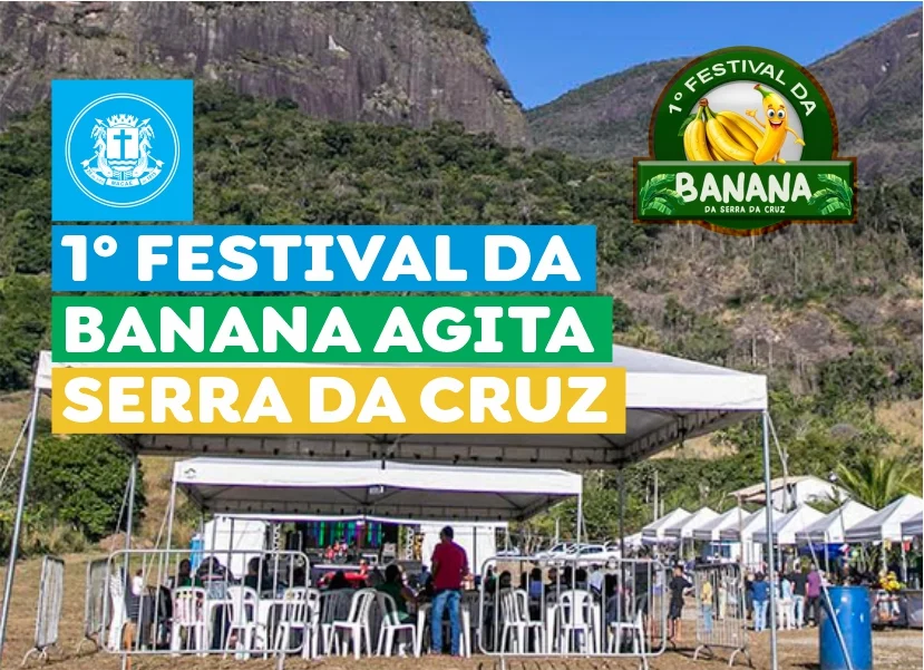 Festival da Banana estreia hoje e movimenta o fim de semana em Serra da Cruz