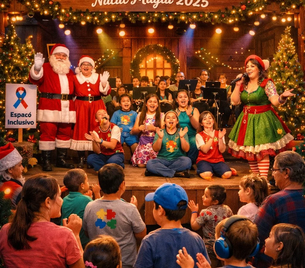 Vila do Papai Noel promove programação cultural inclusiva para público neurodivergente nesta quarta-feira (17) em Macaé