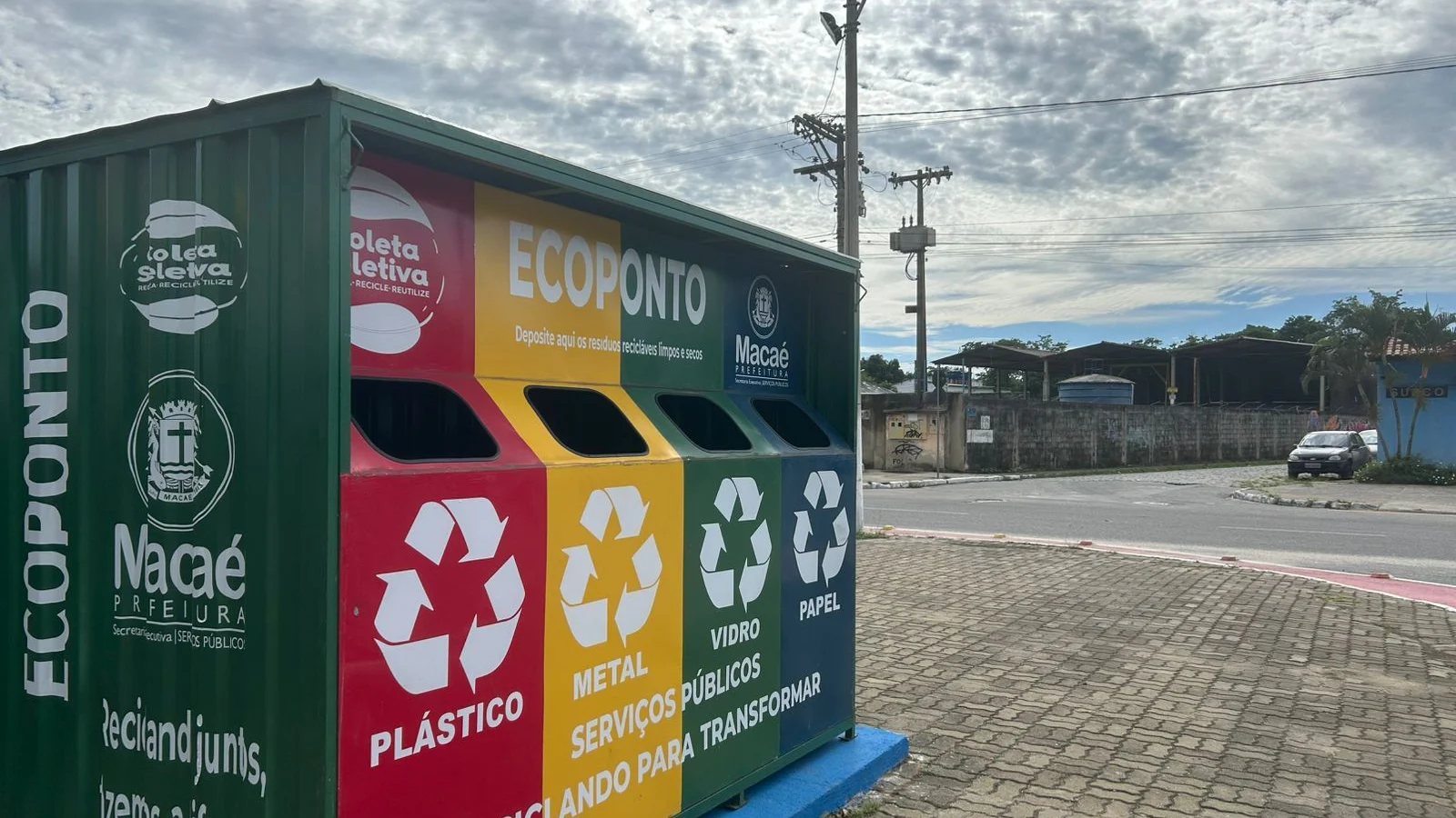 Lagomar recebe novo Ecoponto e fortalece coleta seletiva em Macaé
