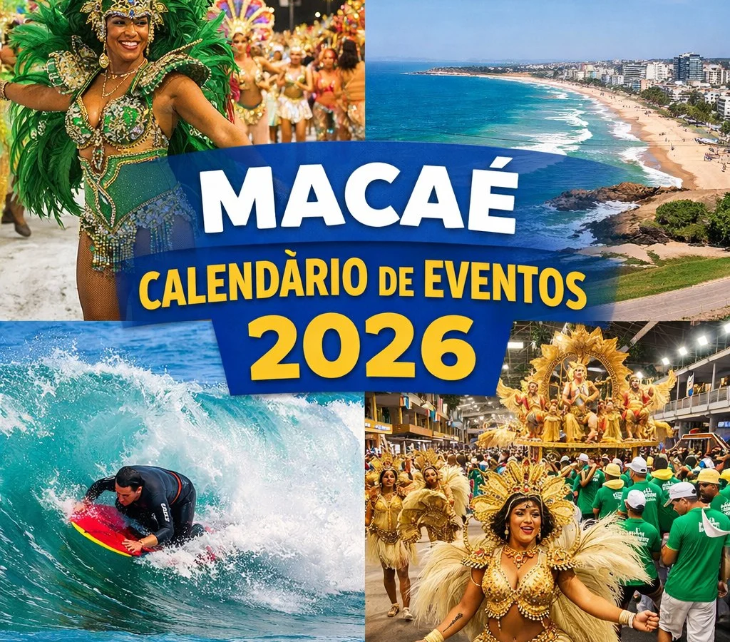 Macaé lança Calendário de Eventos Turísticos 2026 com mais de 120 atrações ao longo do ano