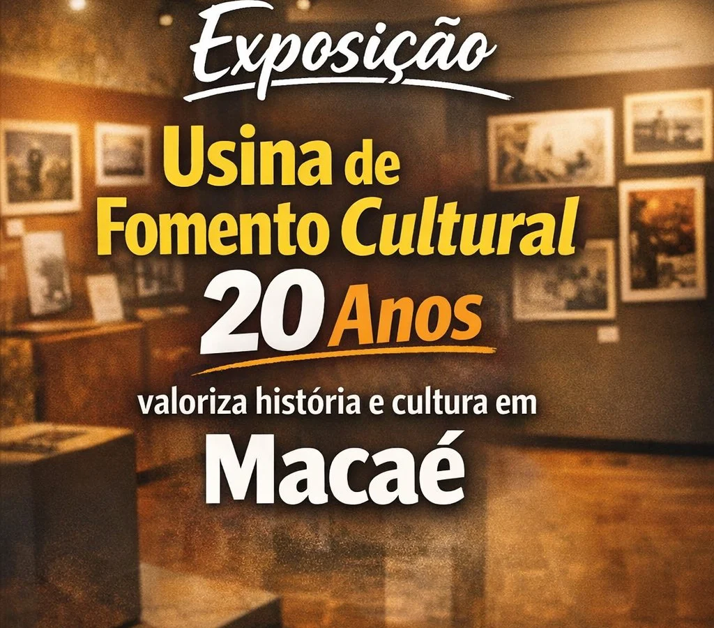 Exposição “Usina de Fomento Cultural – 20 Anos” valoriza história e cultura em Macaé