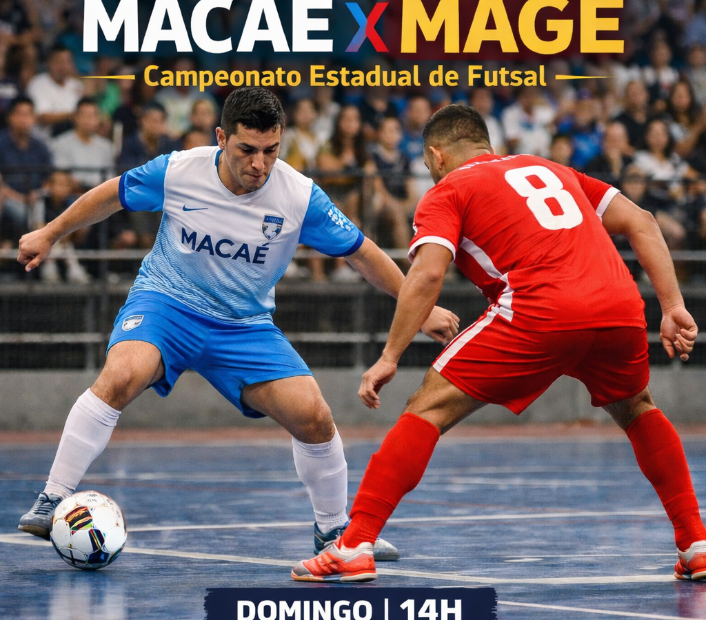 Macaé enfrenta o Magé em casa pelo Campeonato Estadual de Futsal
