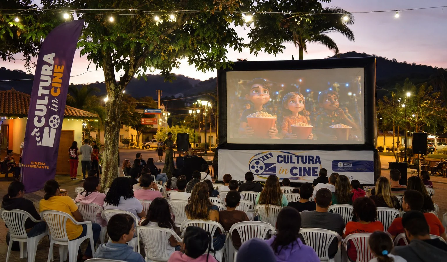 Cultura in Cine leva cinema itinerante gratuito à comunidade de Trapiche nesta sexta-feira em Macaé