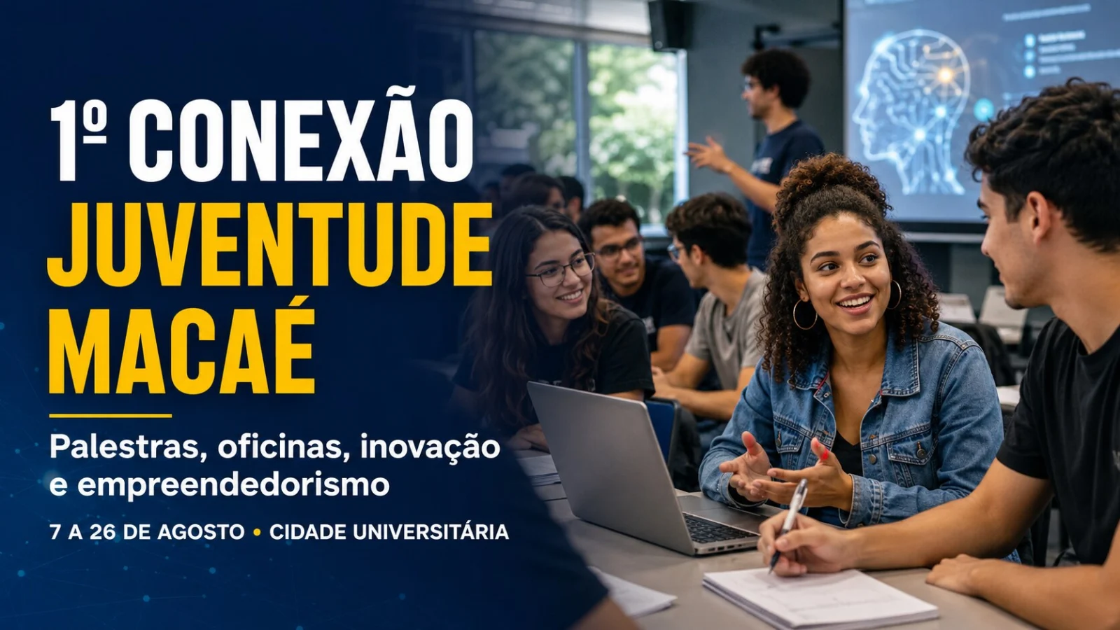 1º Conexão Juventude Macaé começa nesta sexta-feira com palestras e oficinas