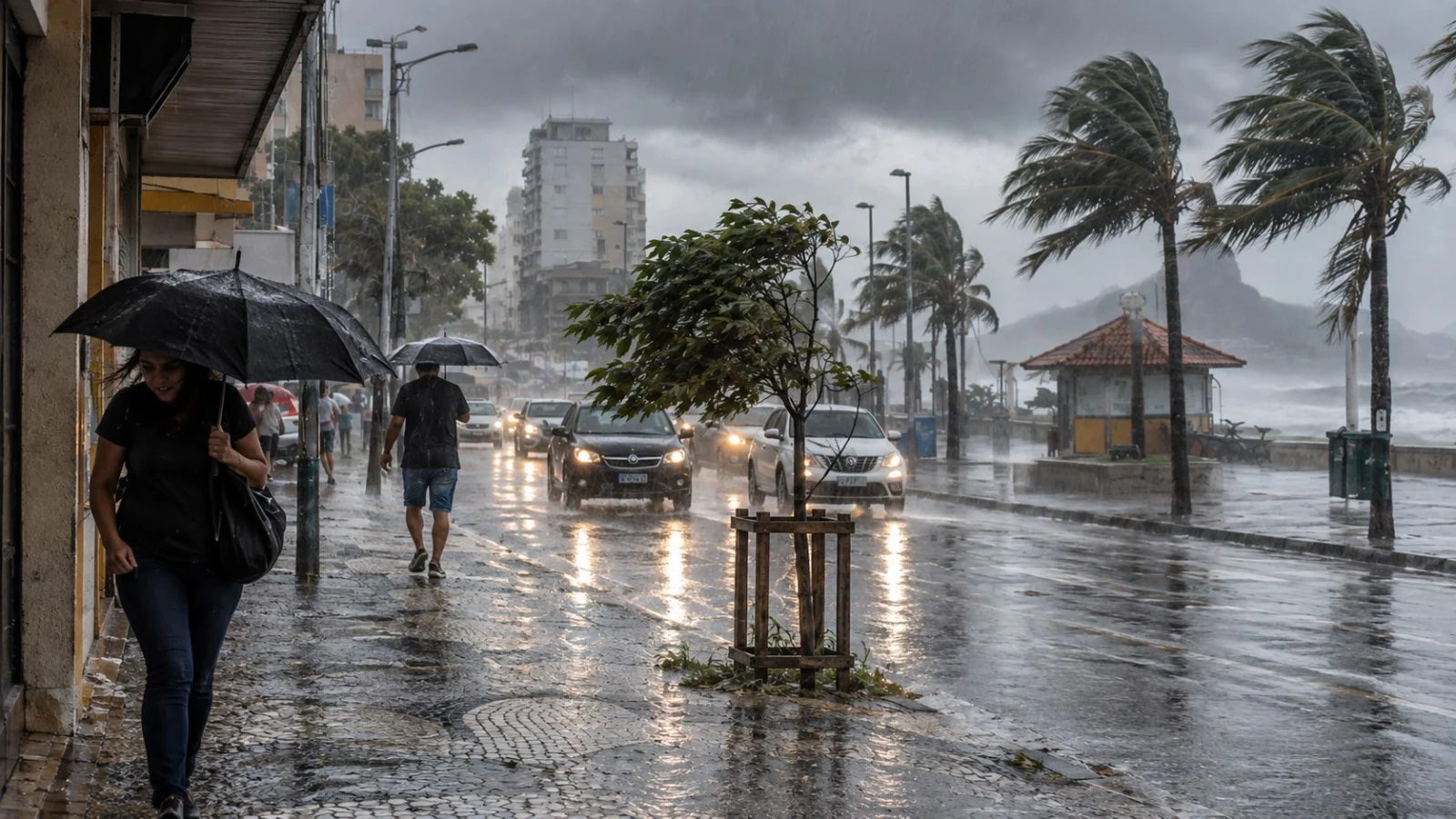 Defesa Civil de Macaé alerta para chuva intensa e ventos fortes até quinta-feira